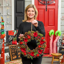17" Grand Pot Pourri Holiday Wreath