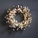22" Cherry Blossom LED Wreath