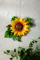 Capiz and Metal Sunflower Wall Decor,phl330