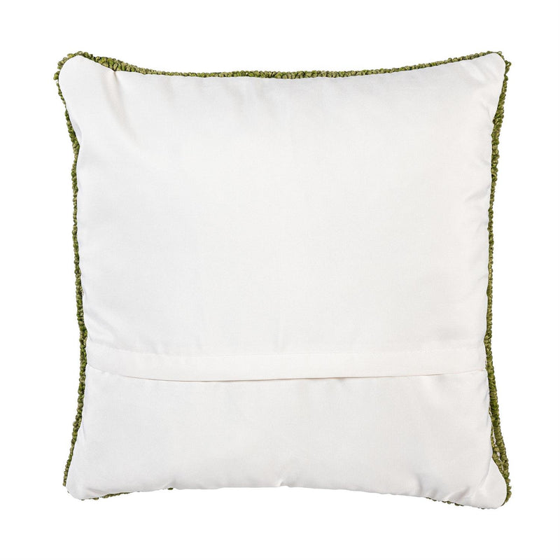 Indoor/Outdoor Shaped Pumpkins Hooked Polypropylene Throw Pillow 18"x18"