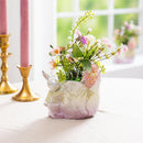 Hop Into Spring Planter, Ceramic Bunny Planter, 4.06"H