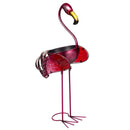 Tropical Oasis Planter, Metal Flamingo Planter