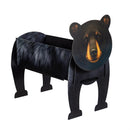 Winter Grove Planter, Metal, Bear Shaped