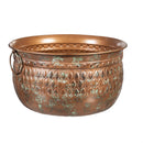 What She Shed Planter, Metal Embossed Planter with Handles, Nested Set of 3