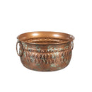 What She Shed Planter, Metal Embossed Planter with Handles, Nested Set of 3