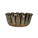 Hillside Pasture Metal Verdigris Petal Edge Planter, Set of 3