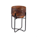Petal & Plow Planter, Embossed Metal Sunflower with Stand, Set of 2