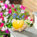 Cottage Garden Planter Ceramic Turtle Planter, 6"H