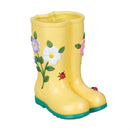 Cottage Garden Planter, Resin, Gardening Boots with Flowers