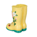 Cottage Garden Planter, Resin, Gardening Boots with Flowers