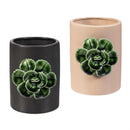 Cottage Garden Ceramic Planter, 5", Asst of 2