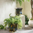 What She Shed Planter, Metal Hexagon Shaped Planter, Set of 2