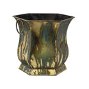 What She Shed Planter, Metal Hexagon Shaped Planter, Set of 2