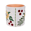 Harvest Blossom, Planter, Sunflower Glass Mosaic, 4.5", Asst of 2