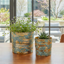 VivaStyle Planter, Metal, Nested Set of 2