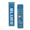 St Louis Blues 2025 46" Double Sided Leaner, Winter Seasonal