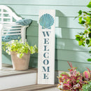 Monogram Blank Shell Porch Leaner