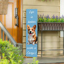 Pet Central Dog Porch Leaner, Corgi, 46"H