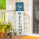 Coastal Porch Leaner Nautical Monogram 46" A A