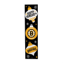 Boston Bruins 2025 46" Double Sided Leaner, Christmas