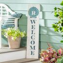 Coastal Porch Leaner Shell Monogram 46" R R