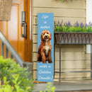 Pet Central Dog Porch Leaner, Golden Doodle, 46"H