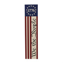 Red White & Bloom Porch Leaner, We The People, 46"H