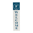 Coastal Porch Leaner Nautical Monogram 46" F F