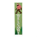 High Country Bigfoot Christmas Porch Leaner, "Welcome", 46"H