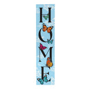 Pollinator Garden Decor, Porch Leaner, "HOME", 10.75" L x 46" H