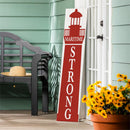 Canada Strong Maritime Porch Leaner, Lighthouse, 46" H