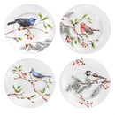 Snowbirds Salad Plate Melamine Bluejay, 8.6"