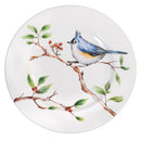 Snowbirds Salad Plate Melamine Bluejay, 8.6"