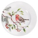 Snowbirds Salad Plate Melamine Bluejay, 8.6"
