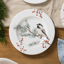 Snowbirds Salad Plate Melamine Chickadee, 8.6"