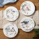 Snowbirds Salad Plate Melamine Chickadee, 8.6"