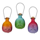 Cottage Garden Art Glass Wasp Catcher, Asst of 3