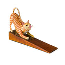 Handcrafted Metal Cat Door Stopper