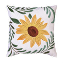 Grateful Gatherings Sunflower Pattern Pillow Cover