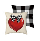 Hello Love Heart Pillow Cover