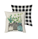 Welcome Farmhouse Jar Trio Pillow Cover