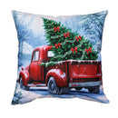 Evergreen Christmas Delivery Pillow Cover