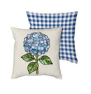 Welcome Blue Hydrangea Pillow Cover