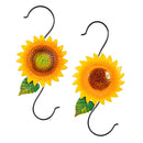 Hillside Pasture Plant Support & Accessories Metal Sunflower Planter Hook,12.5" 2 Asst