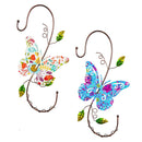 Cottage Garden Plant Support & Accessories Metal Butterfly Planter Hook,14" 2 Asst