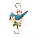 Snowbirds Plant Support & Accessories, Metal Bird Planter Hook, 10", Asst of 3