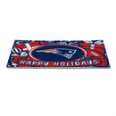 New England Patriots Holiday PVC Mat, 28"x16"
