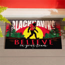 Chicago Blackhawks Bigfoot PVC Mat, 28"x16"