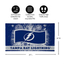 Tampa Bay Lightning Patriotic PVC Mat, 28"x16"