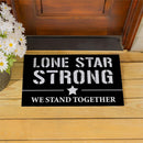Hearts in Action for Texas PVC Trapper Mat "Lone Star Strong"